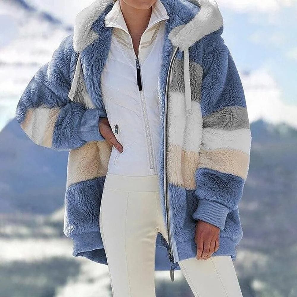 Jade | Manteau sherpa oversize