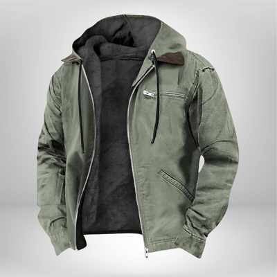 Étienne| Veste homme avec doublure polaire et capuche