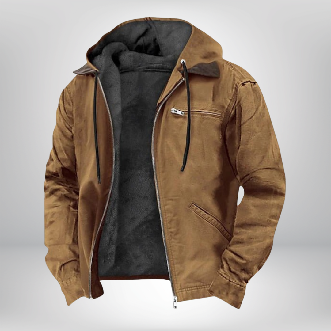 Étienne| Veste homme avec doublure polaire et capuche