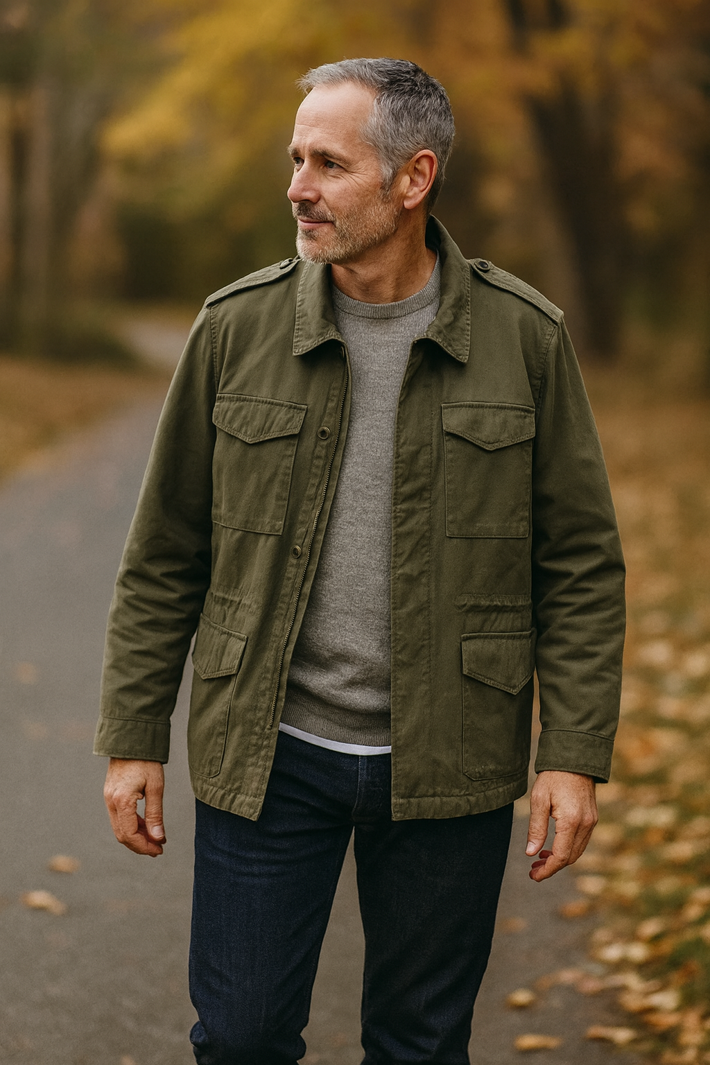 Enzo| Veste militaire pour homme avec poches pratiques