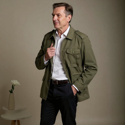 Enzo| Veste militaire pour homme avec poches pratiques