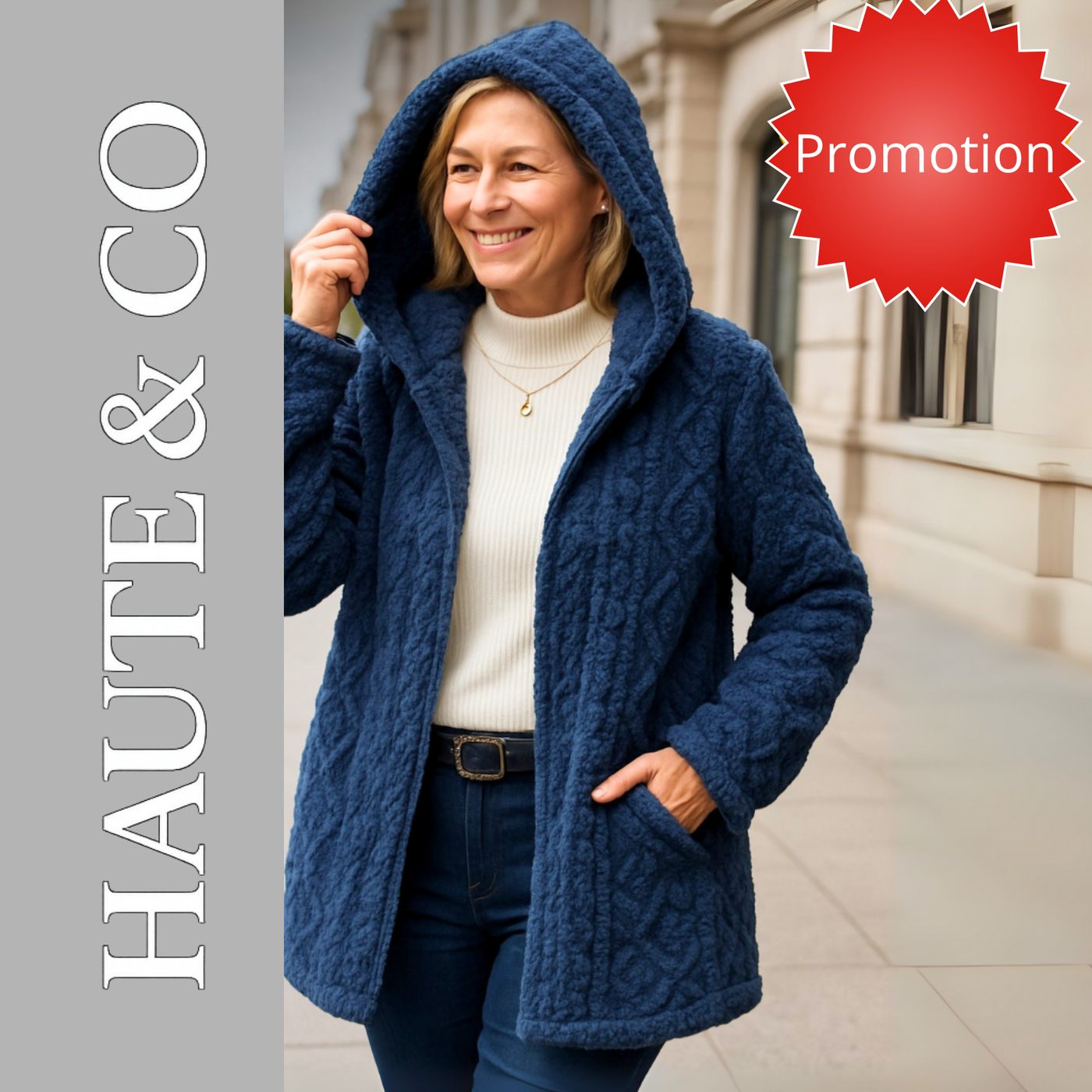 Manon | Veste polaire tressée chaude