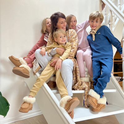 Adela | Chaussons en peau de mouton naturelle