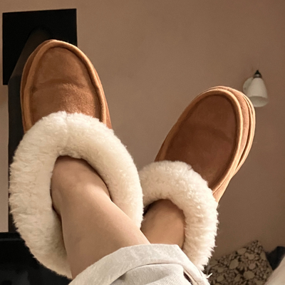 Adela | Chaussons en peau de mouton naturelle