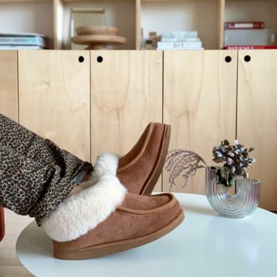 Adela | Chaussons en peau de mouton naturelle